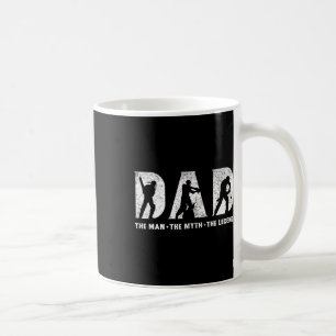 Cricket Dad The Man The Myth The Legend Father's D Coffee Mug