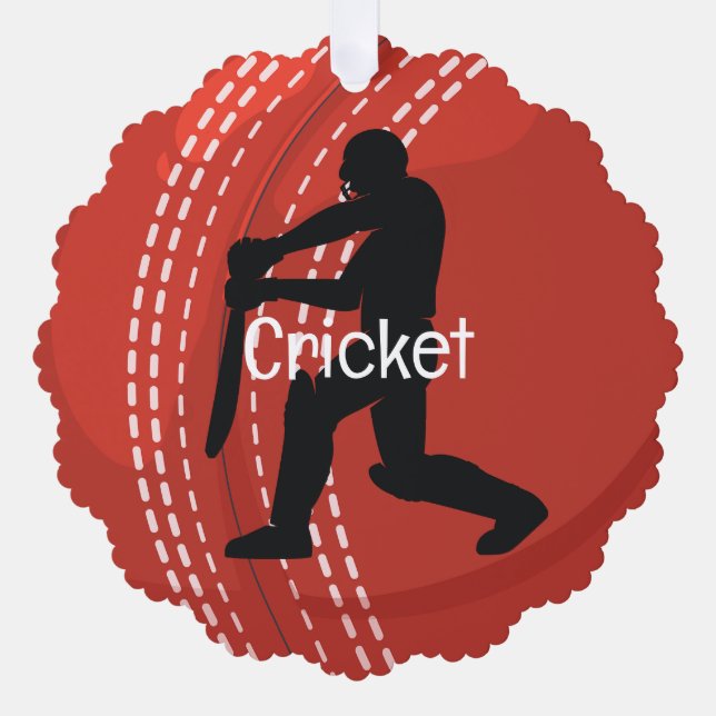 Cricket Design Paper Ornament Card (Front)