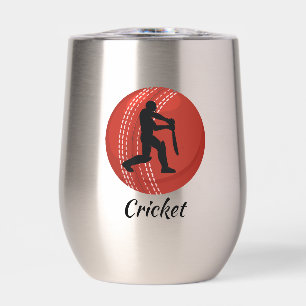 Cricket Design Thermal Wine Tumbler