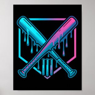Cricket Drip For Boys Drippy Design Youth Boys Cri Poster