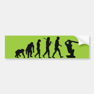 Cricket - Evolution of cricket Bumper Sticker