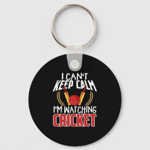 Cricket Fan Apparel Pionate Cricket Player Cricket Key Ring