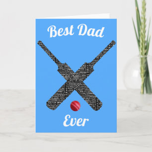 Cricket Fathers Day Card