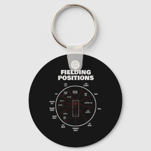 Cricket Fielding Positions Shirt Fielder Cricket 2 Key Ring