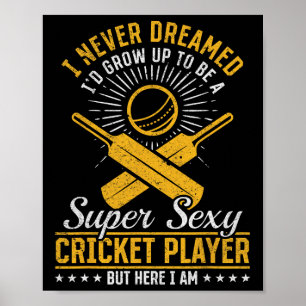 Cricket Game Cricketing - Super Y Cricket Player  Poster