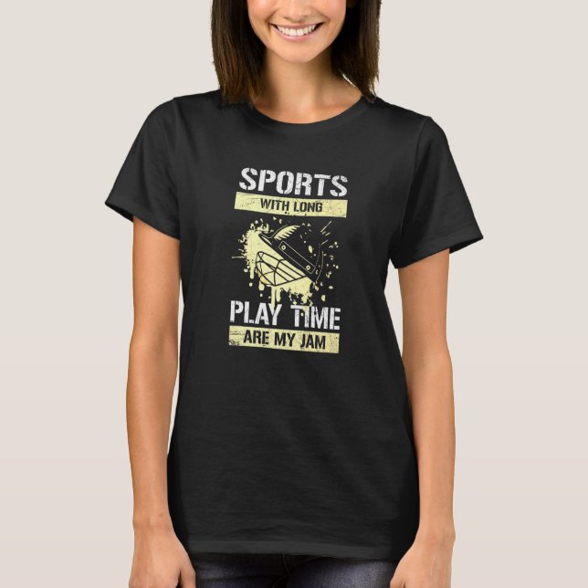 Cricket Game For A Cricket Player Teammate   T-Shirt (Front)