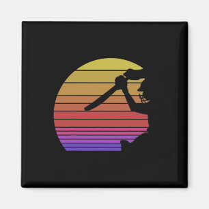 Cricket Game Gifts For Men Cricket Retro Vintage 2 Magnet
