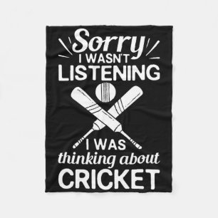 Cricket Game Player Ll T Coach Cricketer Fleece Blanket