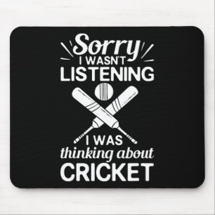 Cricket Game Player Ll T Coach Cricketer Mouse Pad