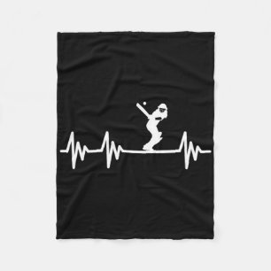 Cricket Heartbeat Fleece Blanket