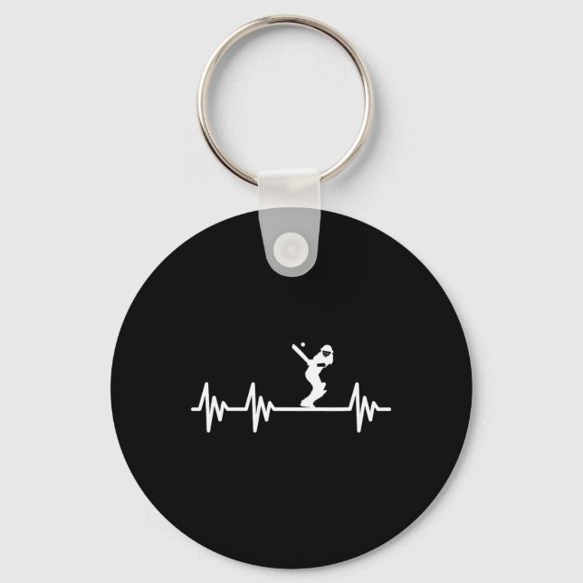 Cricket Heartbeat  Key Ring (Front)