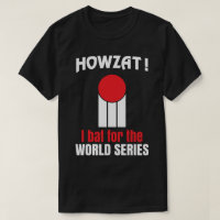 Cricket Howzat! I Bat World Series Retro 70's Tee