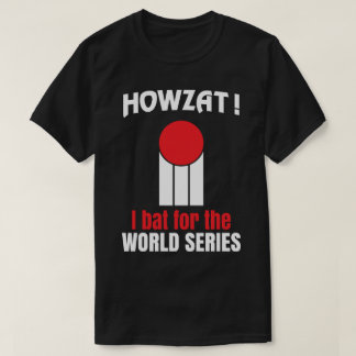 Cricket Howzat! I Bat World Series Retro 70's Tee