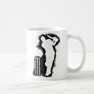 CRICKET IN BLACK SCRIBBLE COFFEE MUG