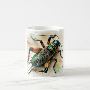 Cricket in Nature 300824IREF248 - Watercolor Coffee Mug