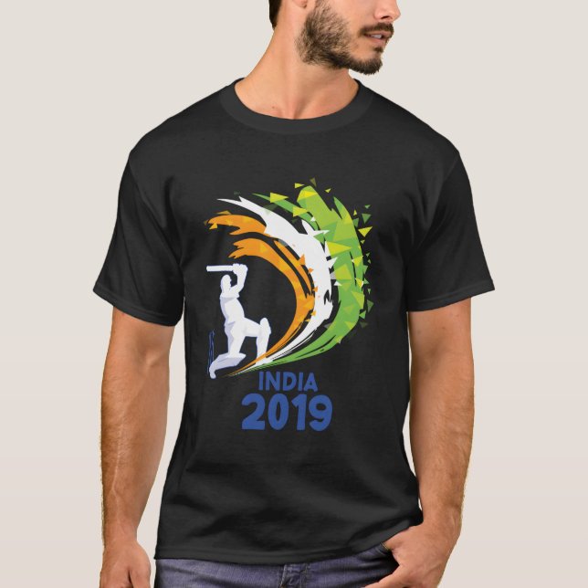 Cricket India 2019 T-Shirt (Front)