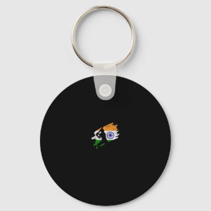 Cricket India Flag Jersey Vintage Gift Key Ring