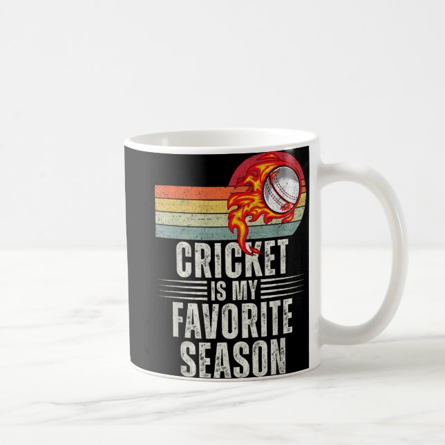 Cricket Is My Favorite Season  Coffee Mug (Right)