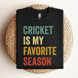 Cricket Is My Favourite Season Cricket Lover T-Shirt