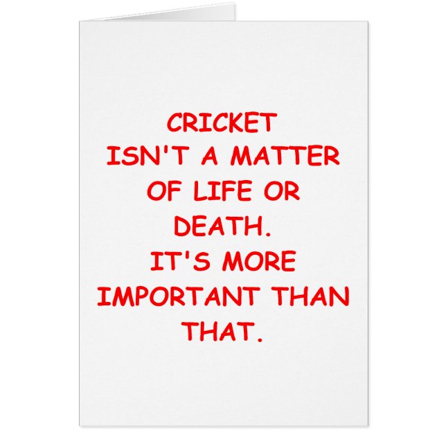 cricket joke (Front)
