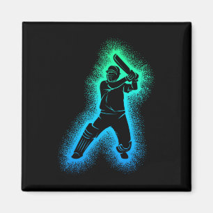 Cricket Kids Boys Youth Magnet
