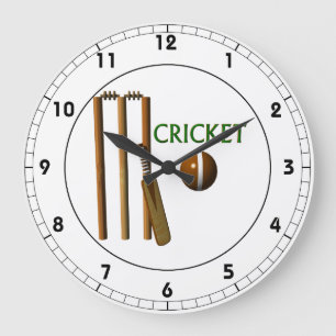 Cricket Large Clock