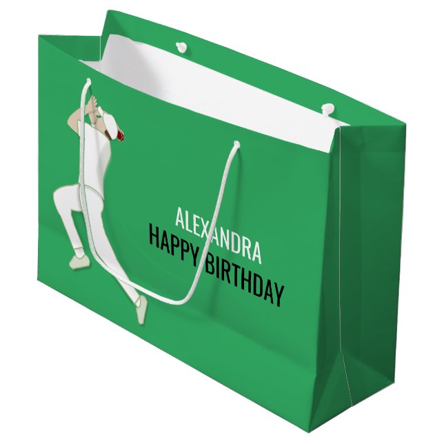 Cricket Large Gift Bag (Front Angled)