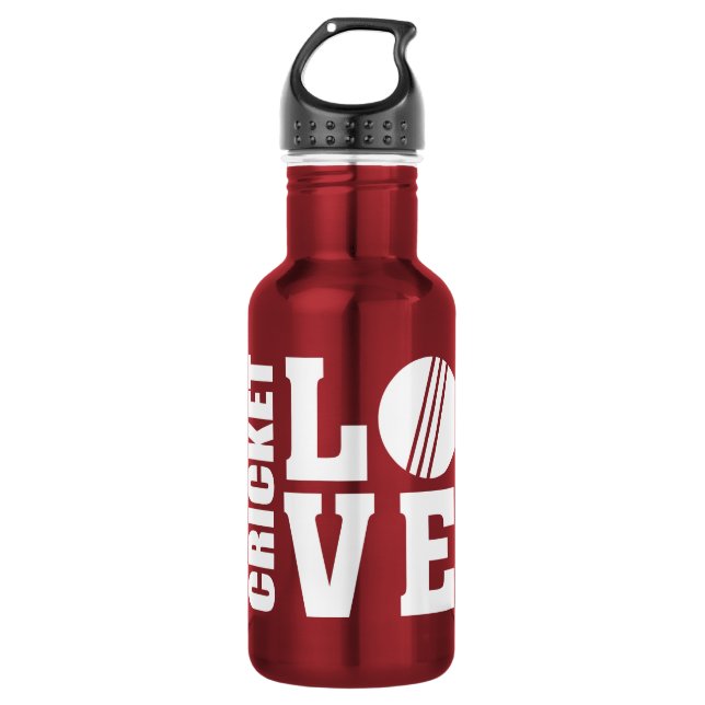 Cricket Love 532 Ml Water Bottle (Front)