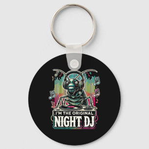 Cricket Lover I'm The Original Night Dj  Key Ring