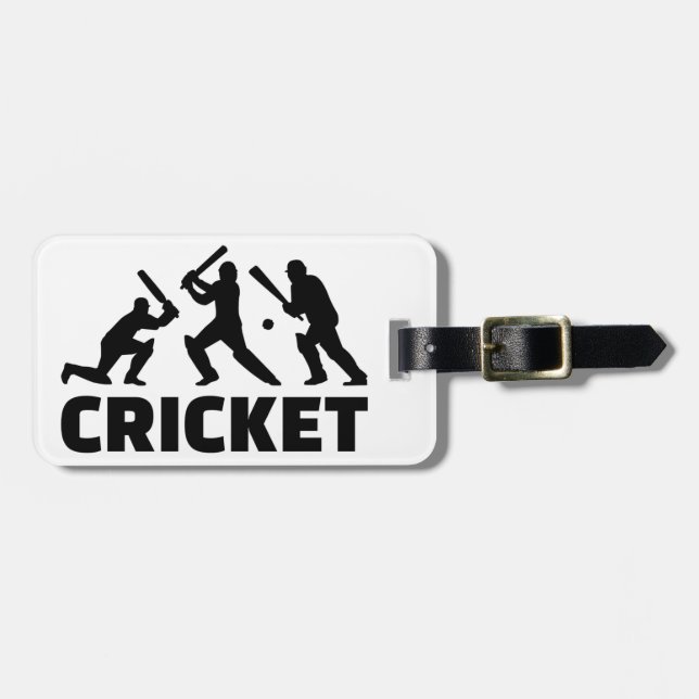 Cricket Luggage Tag (Front Horizontal)