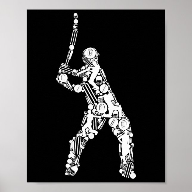 Cricket Men Cricket Player 1  Poster (Front)