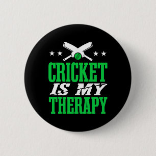 Cricket Men Cricket Player 6 Cm Round Badge