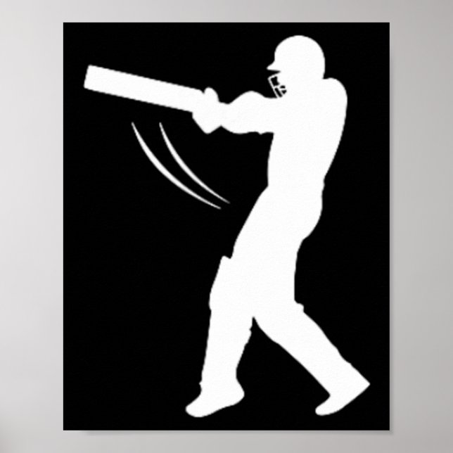 Cricket Men Cricketer Cricketers Cricket  Poster (Front)