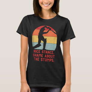 Cricket men women boys girls students vintage T-Shirt