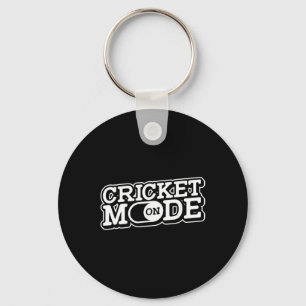 Cricket Mode On - Cricketer Player Tsman Bowler Cr Key Ring