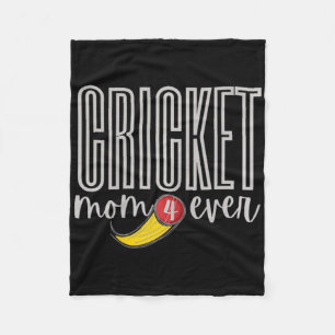 Cricket Mom 4 Ever Fleece Blanket