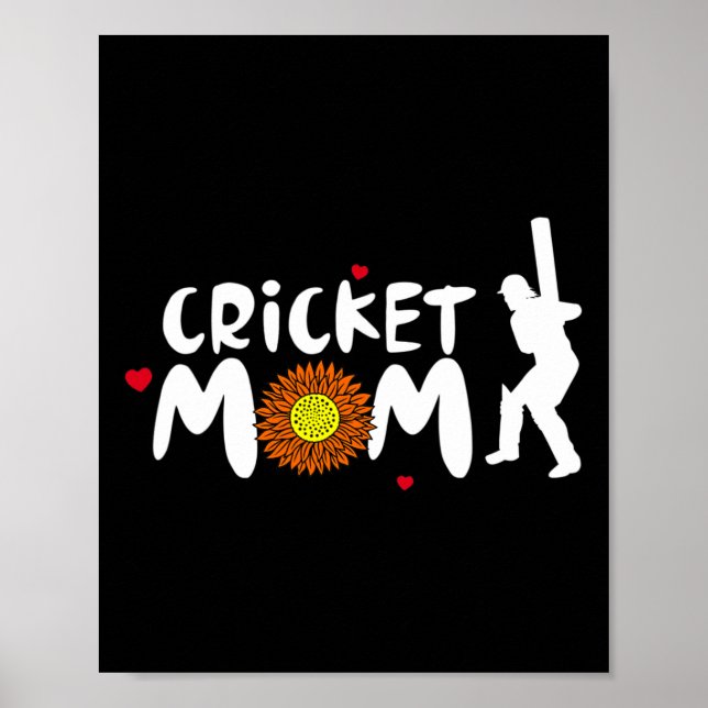 Cricket Mom For Women  Poster (Front)