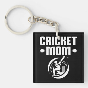 Cricket Mum Cricketer Son Cricket Lover Mother Key Ring