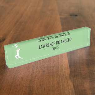 Cricket Nameplate