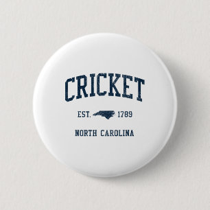 Cricket Nc Vintage Athletic Sports Jsn1 6 Cm Round Badge