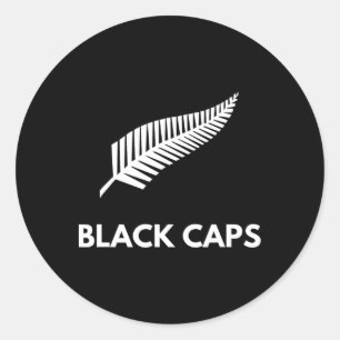 Cricket New Zealand  Classic Round Sticker