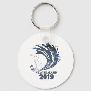 Cricket New Zealand Key Ring