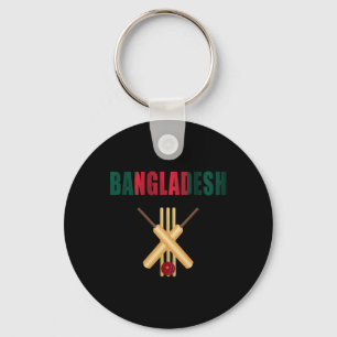 Cricket Ngladesh Flag T Ll Wicket Key Ring