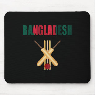 Cricket Ngladesh Flag T Ll Wicket Mouse Pad