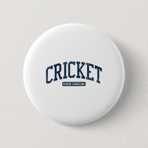 Cricket North Carolina Nc College University Style 6 Cm Round Badge
