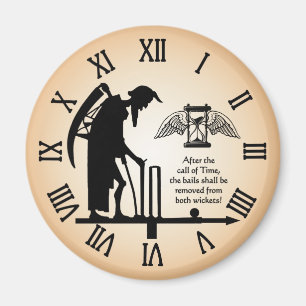 Cricket Old Father Time Magnet