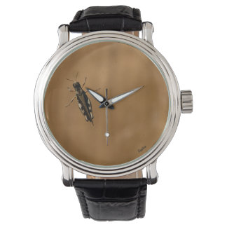 Cricket on the Glass Wrist Watch