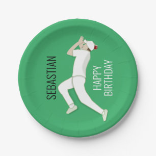 Cricket Paper Plate