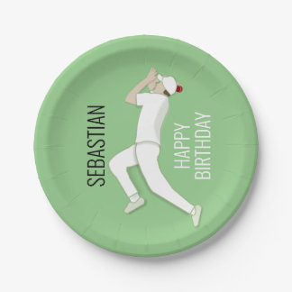 Cricket Paper Plate