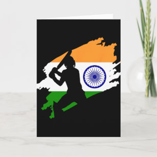 Cricket Patriotic India Sports Jersey Gift Women G Card
